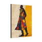 I Am Fashion Forward Afrocentric Black Man Abstract Art Canvas Wall Print