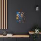 Vacation Vibes Afrocentric Black Woman Abstract Art Canvas Wall Print