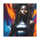 You Can't Take My Crown Abstract Black Woman Artwork Canvas Wall Print - Xtreme Shopper