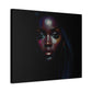 The Look Black Woman Abstract Artwork Canvas Wall Print
