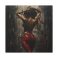 Private Dancer Afrocentric Black Woman Art Canvas Wall Print