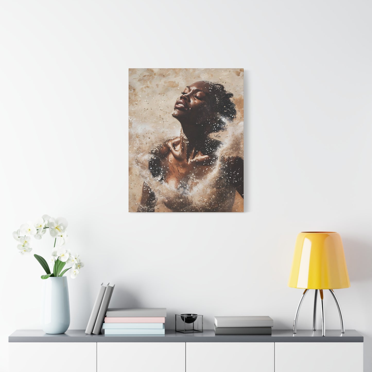 The Breakthrough Black Woman Art Canvas Wall Print