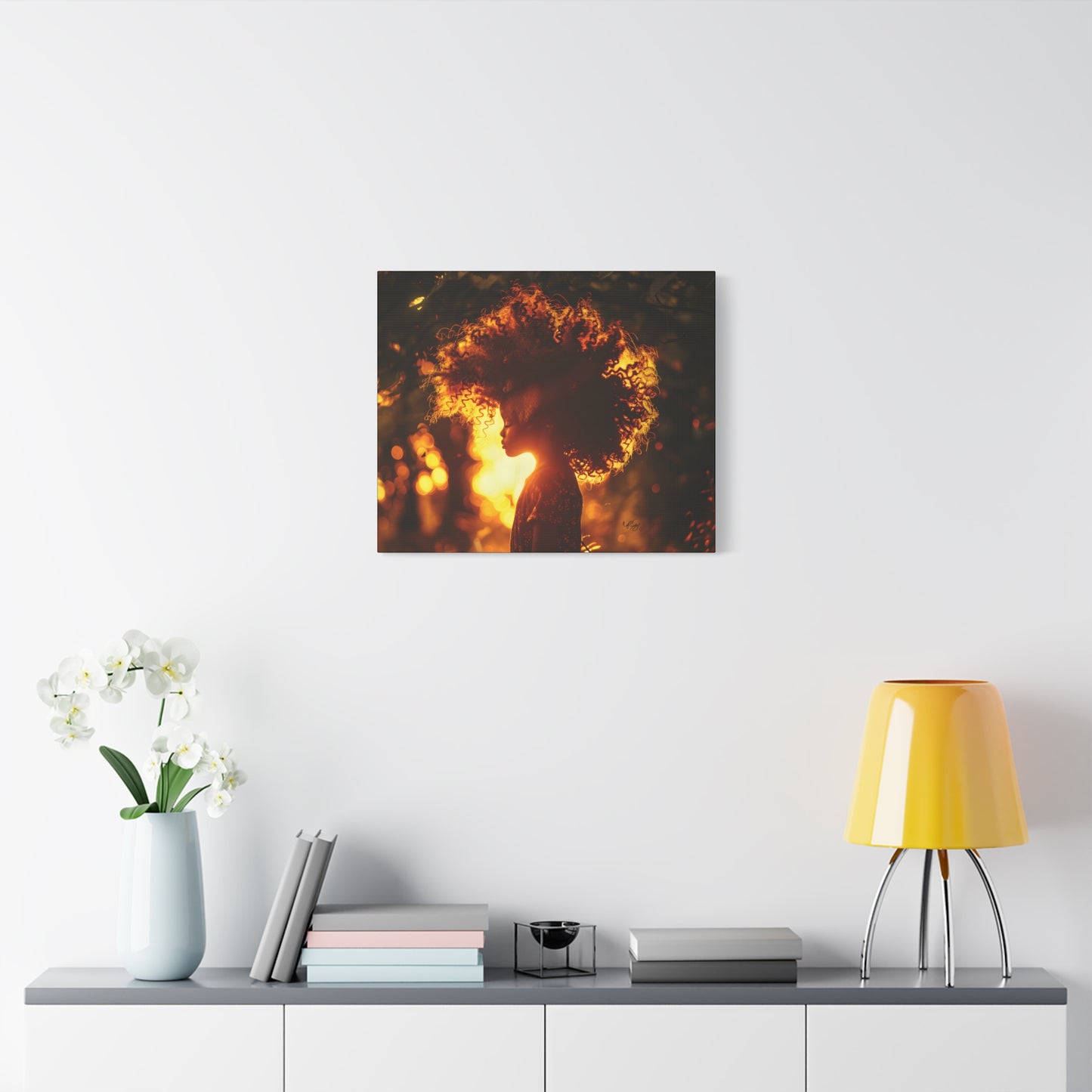 Sunrise Of Youth Afrocentric Black Art Canvas Wall Print - Xtreme Shopper