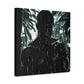 Rainy Days Aren't That Bad Afrocentric Black Man Art Canvas Wall Print