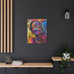Beautiful and At Peace Afrocentric Black Woman Art Canvas