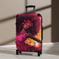 Movements In Pink Black Woman Art Hardshell Hardside Lockable Spinner Suitcase