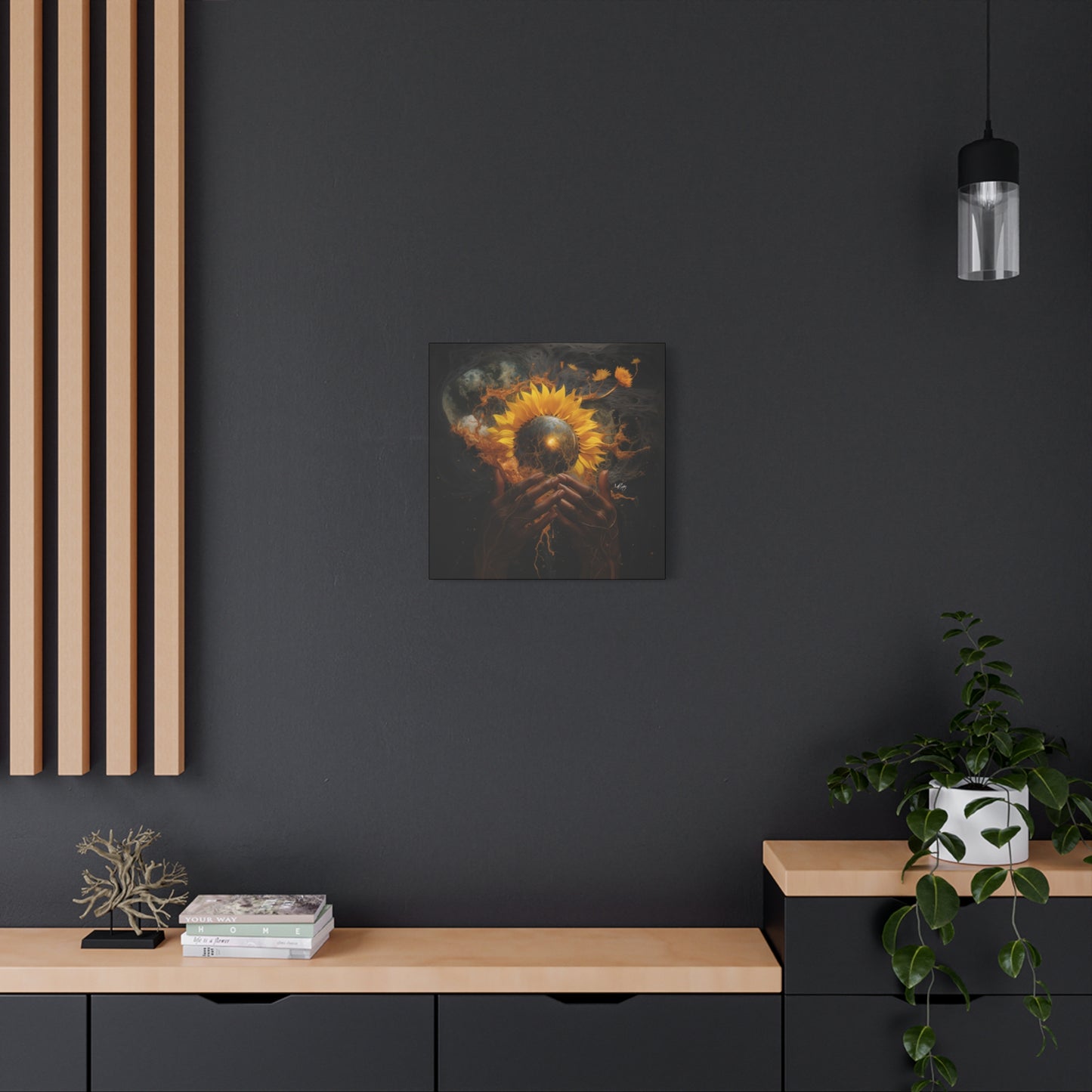 New Beginnings Afrocentric Black Art Canvas Wall Print