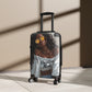 Vacation Mode Black Woman Art Hardshell Hardside Lockable Spinner Suitcase Luggage