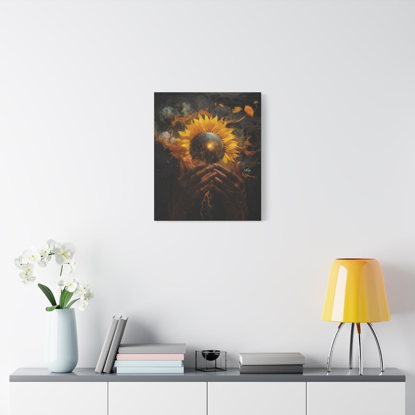 New Beginnings Afrocentric Black Art Canvas Wall Print