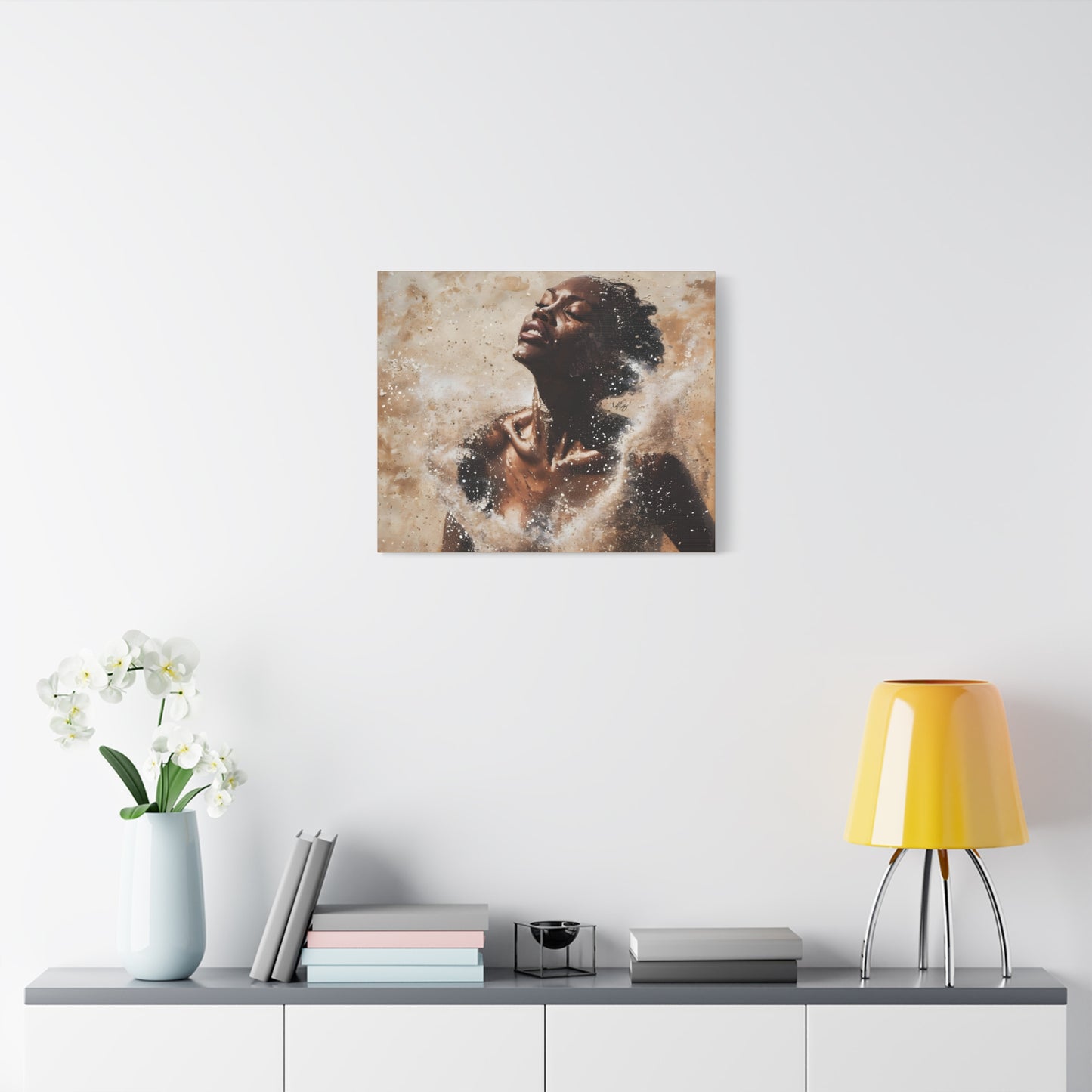 The Breakthrough Black Woman Art Canvas Wall Print