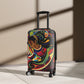 Surreally Beautiful One Black Woman Art Hardshell Hardside Lockable Spinner Suitcase