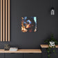 I Am A Diva Black Woman Afrocentric Art Canvas Wall Print