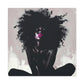 I Know You See Me Afrocentric Black Woman Abstract Art Canvas Wall Print
