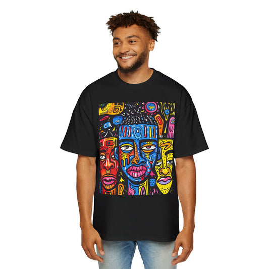 We Thinking About It Streetwear Unisex Heavyweight Cotton Oversized T-Shirt