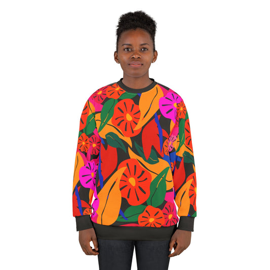 Spring Fling Abstract Art Graphic Sweatshirt