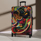 Surreally Beautiful One Black Woman Art Hardshell Hardside Lockable Spinner Suitcase