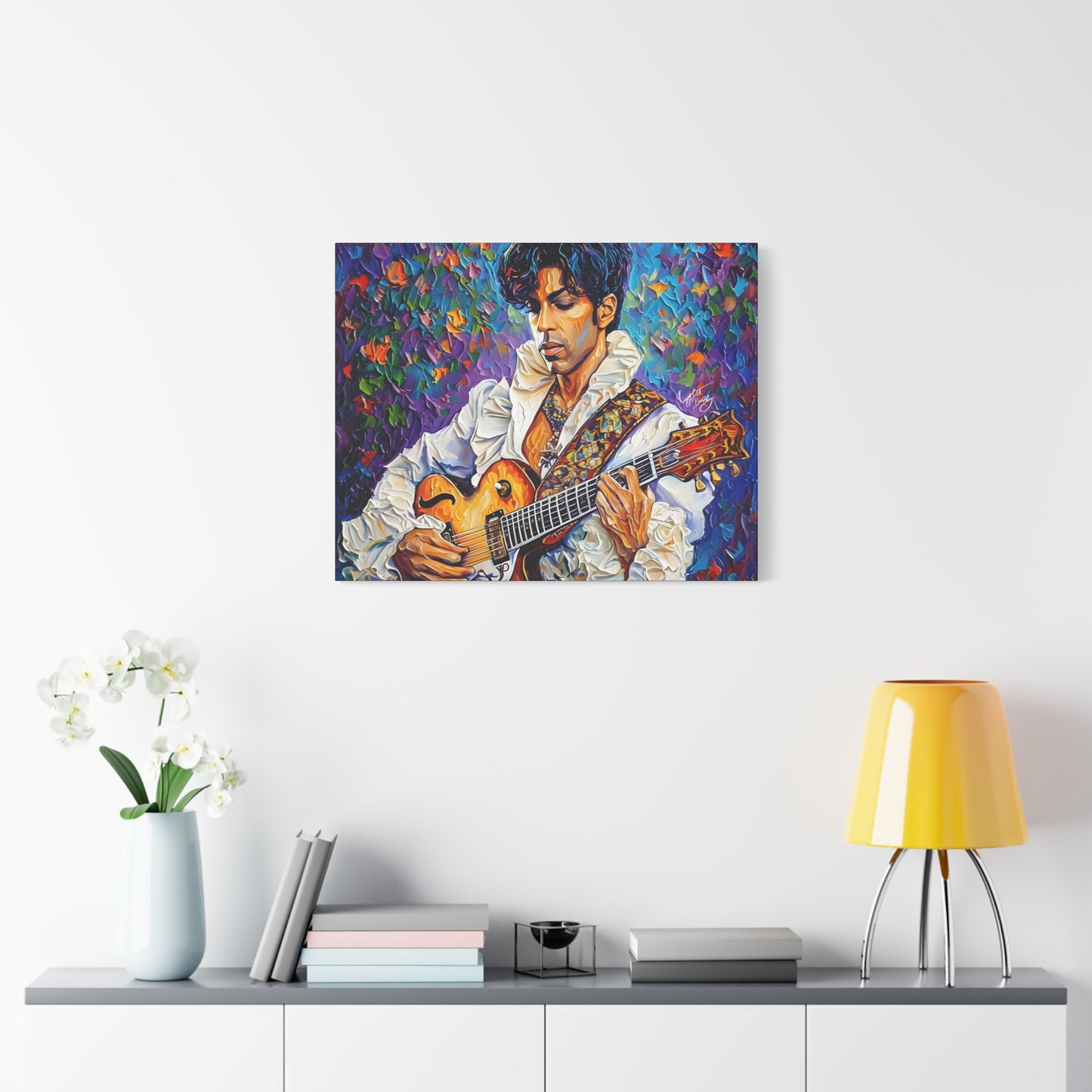 Prince The Artist Afrocentric Black Man Art Canvas Wall Print
