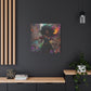 Flee To Freedom Afrocentric Abstract Black Woman Fantasy Alternative History Art Canvas Wall Print