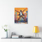 The Jazz Dancer Afrocentric Abstract Black Art Canvas Wall Print - Xtreme Shopper