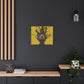 Hype Afrocentric Black Woman Art Canvas Wall Print