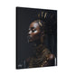 Hair Goals Afrocentric Black Woman Art Canvas Wall Print