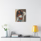 Never Let Them See You Sweat Afrocentric Black Woman Art Canvas Wall Print