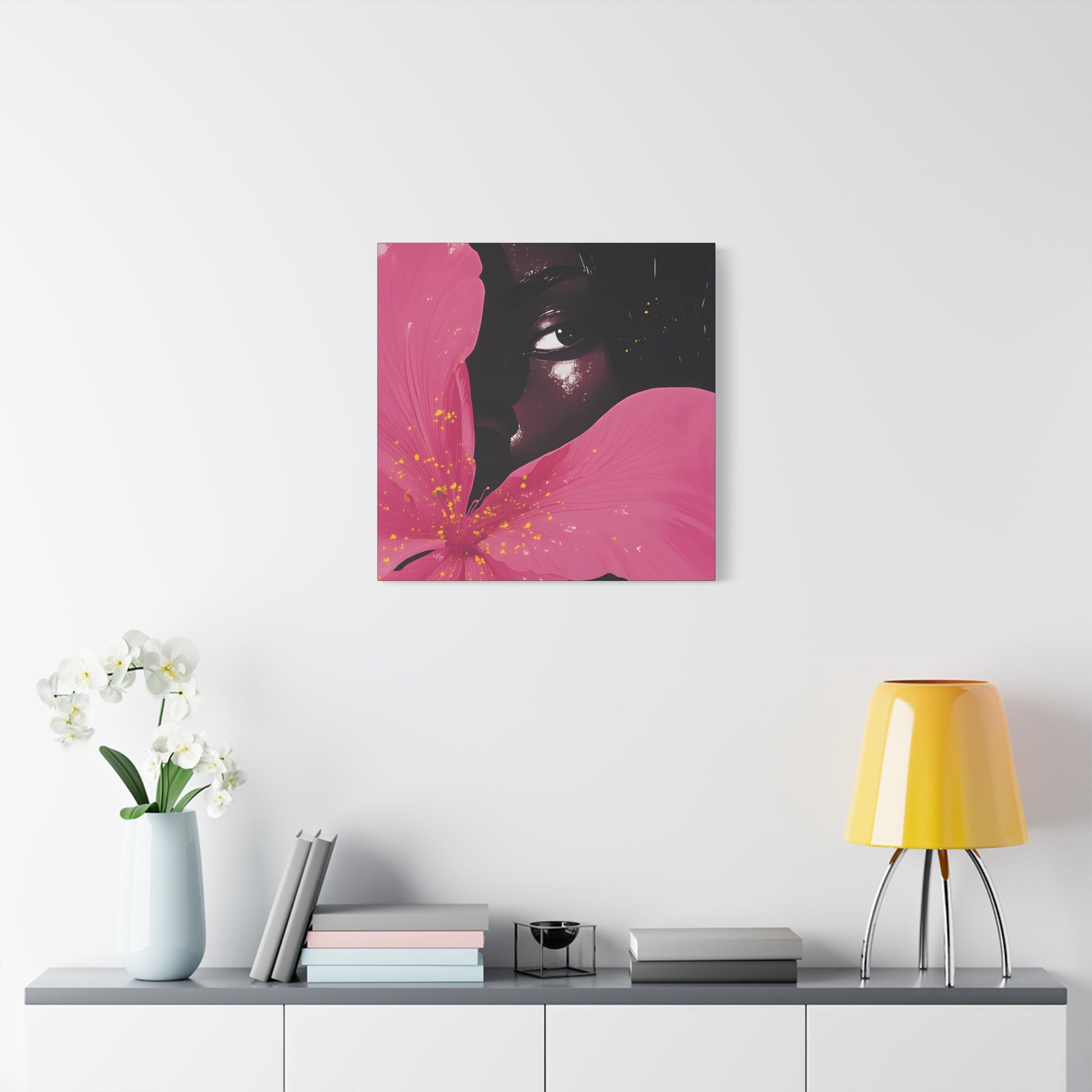 Beautiful Secrets Afrocentric Black Woman Art Canvas Wall Print - Xtreme Shopper
