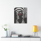 Beauty In Black And White Afrocentric Black Woman Art Canvas Wall Print