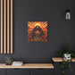 Sunkissed Afrocentric Black Woman Abstract Art Canvas Wall Print