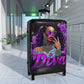 Diva Black Woman Art Hardshell Hardside Lockable Spinner Suitcase