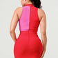 Duo Chroma Bodycon Bandage Dress