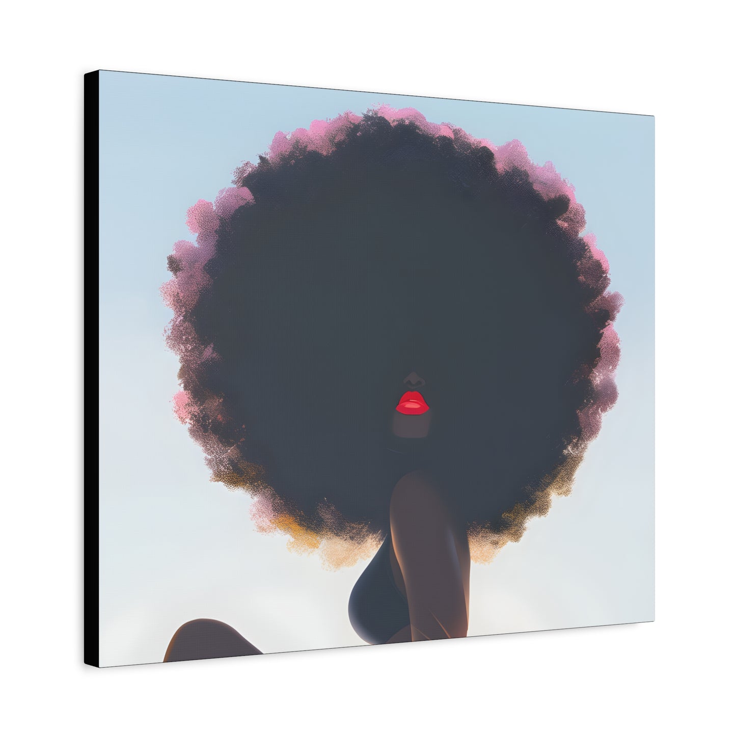 I Am That Chick Afrocentric Black Woman Abstract Fantasy Art Canvas Wall Print - Xtreme Shopper