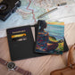 Welcome To The Possible Vegan Leather Black Art RFID Blocking Passport Cover
