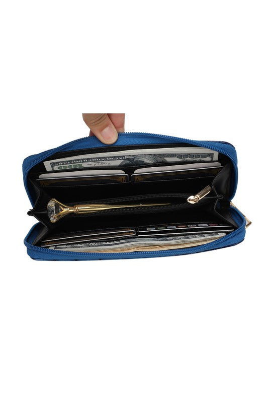 MKF Collection Faux Crocodile-Embossed Satchel Bag - Xtreme Shopper