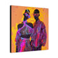 You Know We're Fly Afrocentric Black Abstract Art Canvas Wall Print