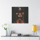 At The End Of The Day Afrocentric Black Woman Art Canvas Wall Print