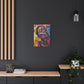 Beautiful and At Peace Afrocentric Black Woman Art Canvas