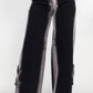 Trendy Gray and Black Ombre Denim Jeans