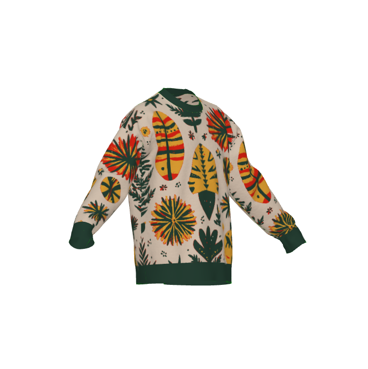 African Ornaments Holiday Crewneck Sweater - Xtreme Shopper