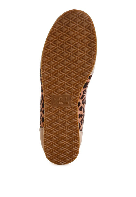 Narati Leopard Print Real Leather Sneakers - Xtreme Shopper