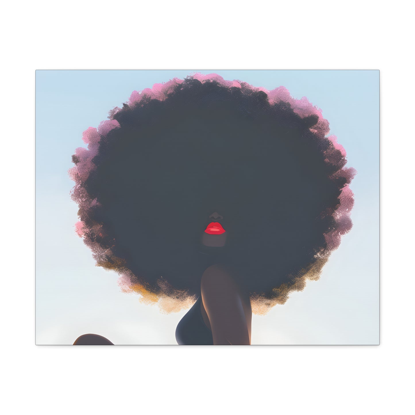 I Am That Chick Afrocentric Black Woman Abstract Fantasy Art Canvas Wall Print - Xtreme Shopper