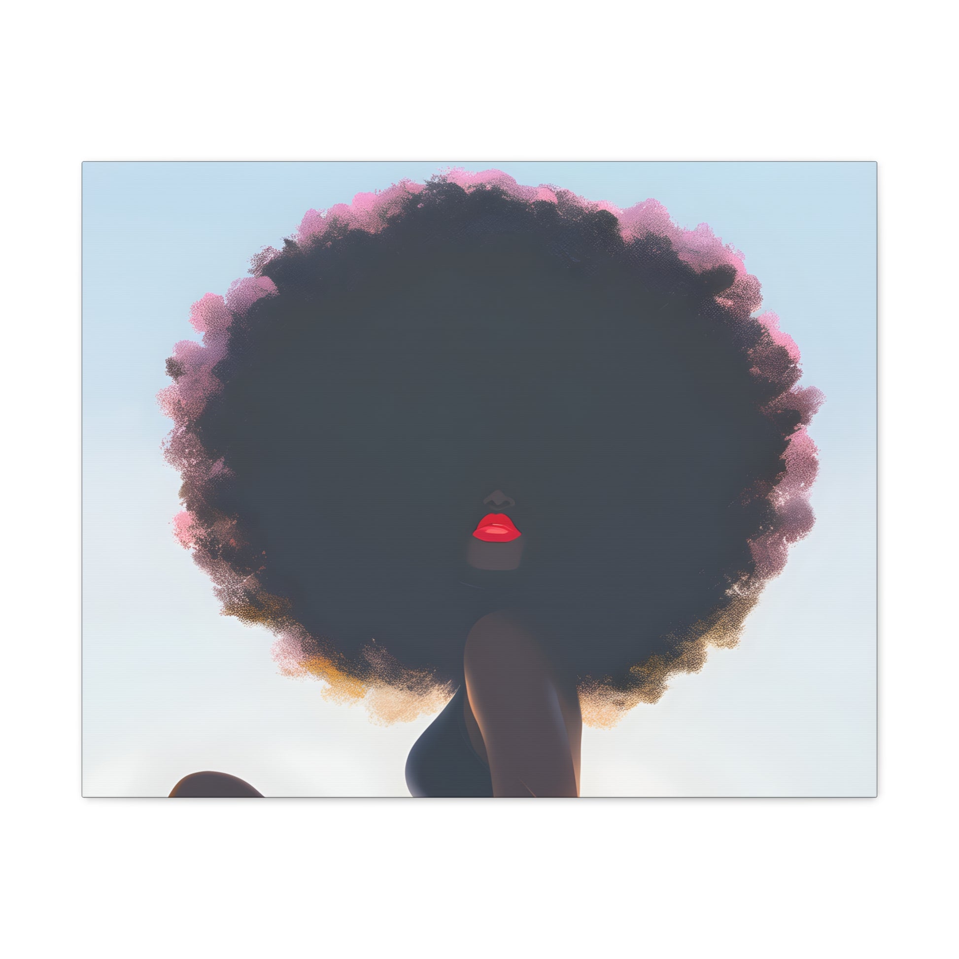 I Am That Chick Afrocentric Black Woman Abstract Fantasy Art Canvas Wall Print - Xtreme Shopper