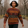 Feel the Music African Inspired Print Sweatshirt