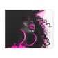 This Pink Is A Mood Afrocentric Black Woman Art Canvas Wall Print