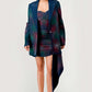 Elegance in Twilight 3-Piece Evening Wear Dress and Top Ensemble