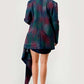 Elegance in Twilight 3-Piece Evening Wear Dress and Top Ensemble