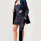 Elegance in Twilight 3-Piece Evening Wear Dress and Top Ensemble