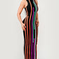 Sunset Boulevard Bodycon Maxi Dress