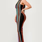 Sunset Boulevard Bodycon Maxi Dress