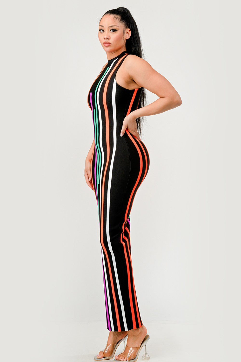 Sunset Boulevard Bodycon Maxi Dress